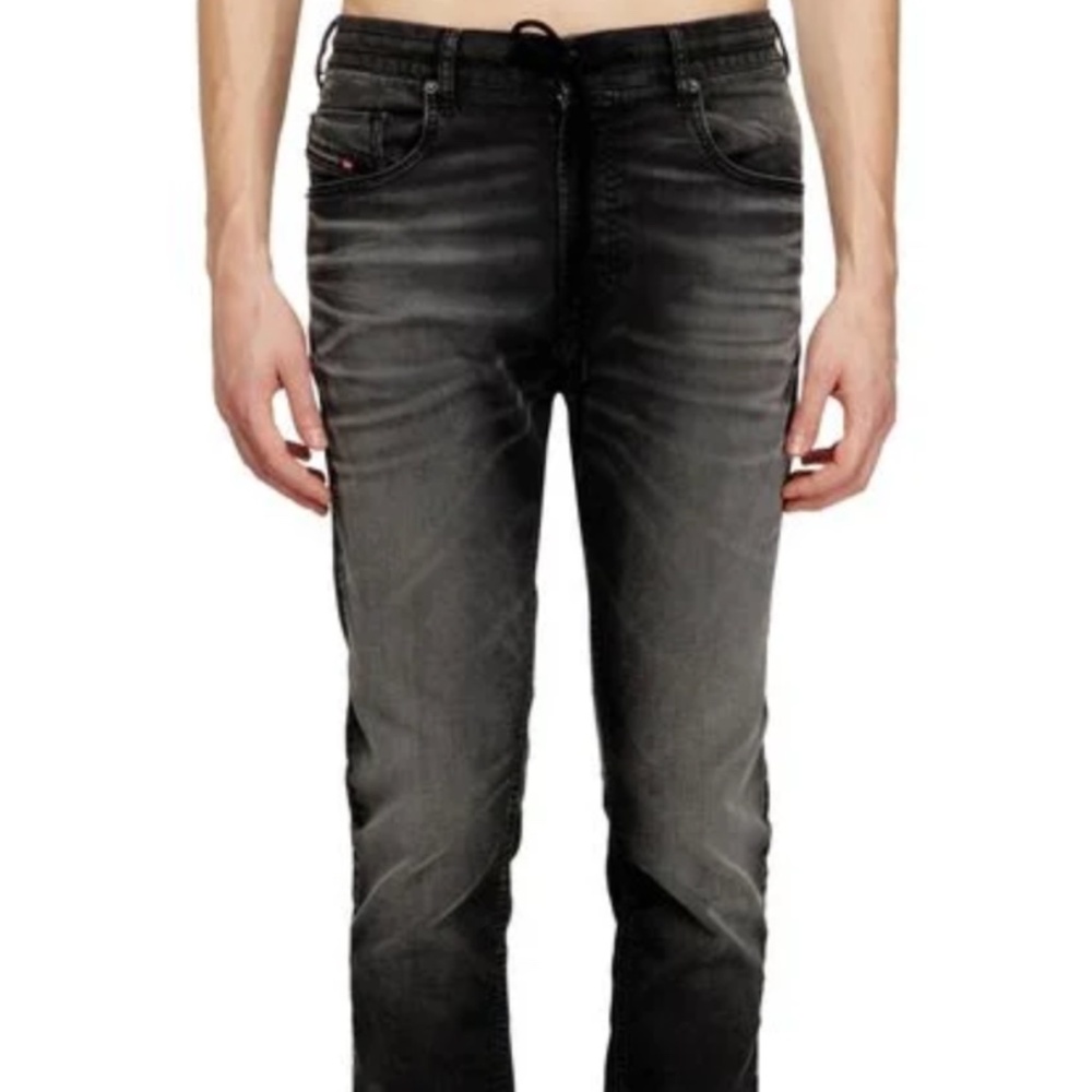 DIESEL Tapered Krooley Jogg Jeans- Faded Black